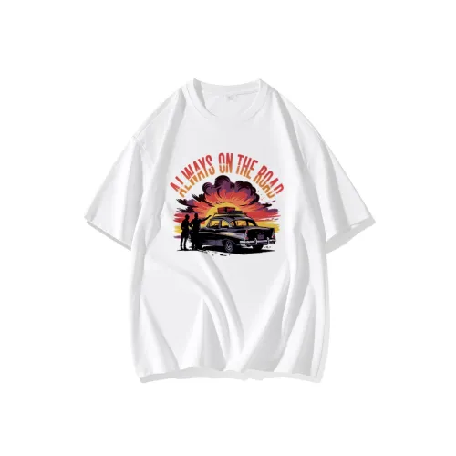 FAIRWHALE Drop Shoulder Sleeve T Shirt Women's