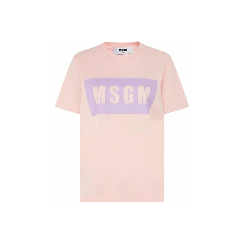 MSGM T Shirts Women's Pink-0