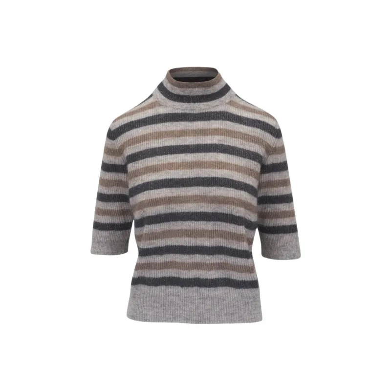 Brunello Cucinelli SS25 Sweater Women's Gray-0