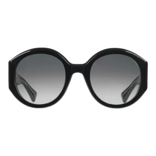 GUCCI Round Sunglasses Women's Black