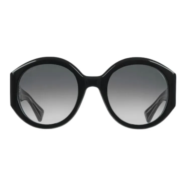 GUCCI Round Sunglasses Women's Black-0
