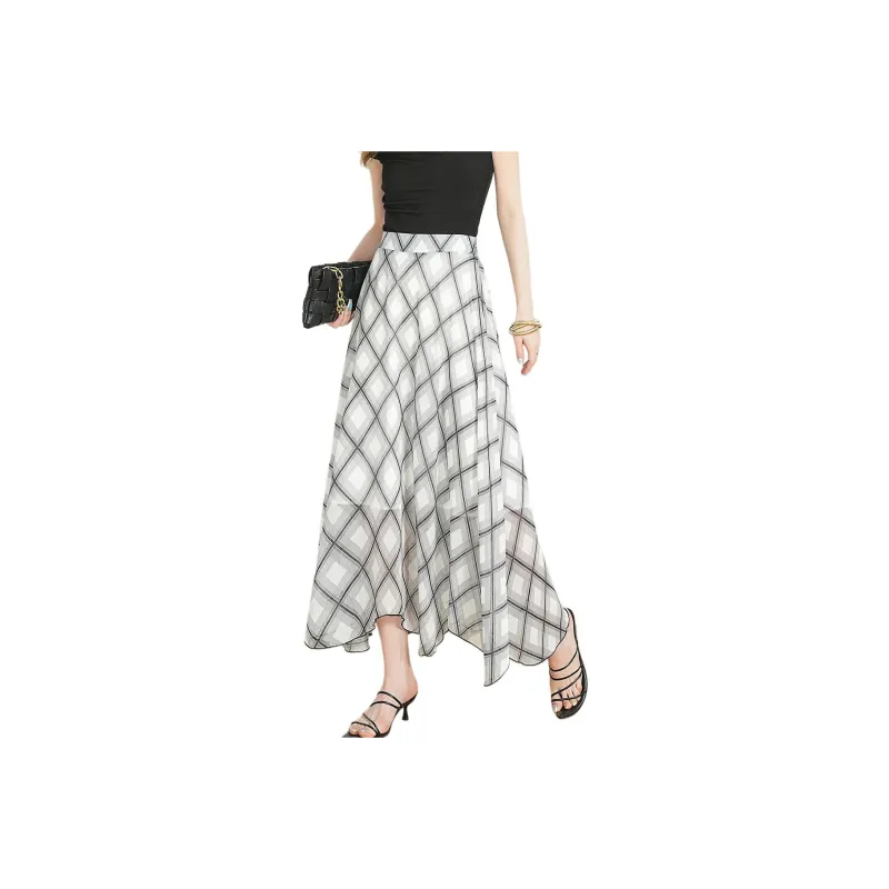 TERRE BLEUE Casual Long Skirt Women's-5