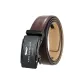 Black Lens/Gunmetal Buckle+60-Grain, Brown Strap