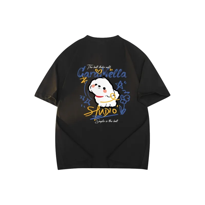 Caramella Drop Shoulder Sleeve T Shirt Women's-9
