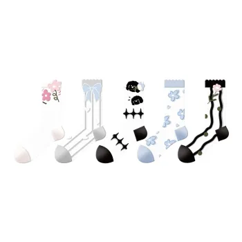 DJUNGLE Mid Calf Socks Women's 5 Pack