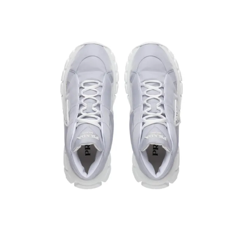 PRADA High Top Casual Shoes Women's Cornflower Blue-4