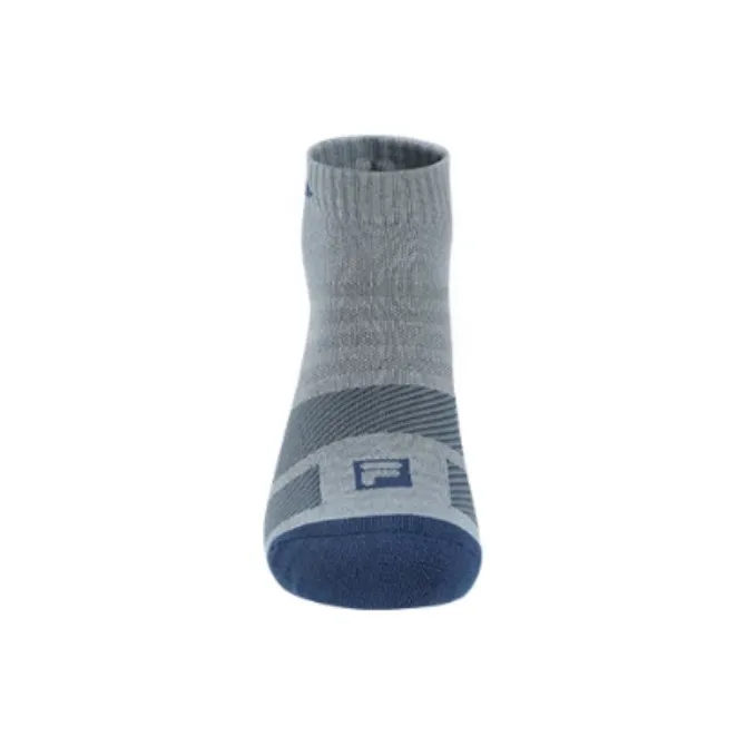 FILA Fitness Collection Athletics Ankle Socks Men's 1 Pack Alloy Gray-1