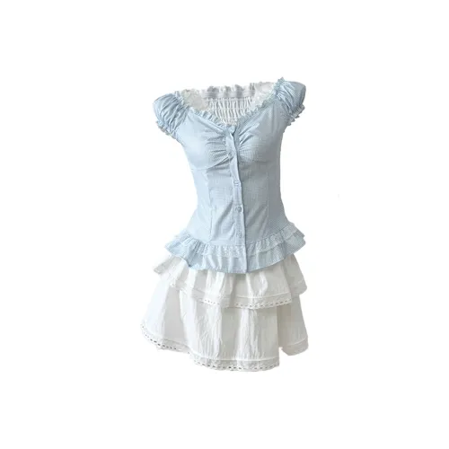 SKYA Two Piece Skirt Sets Women's
