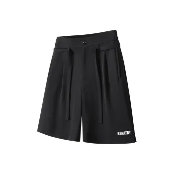 BENATRY Casual Shorts Unisex Black