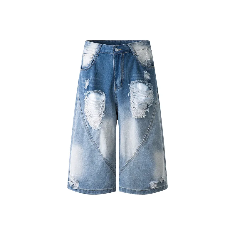 GDRX Denim Shorts Unisex Blue-0
