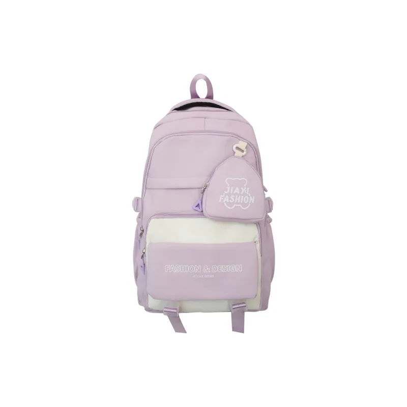 Yalu Nylon Backpack Unisex Multicolor-12
