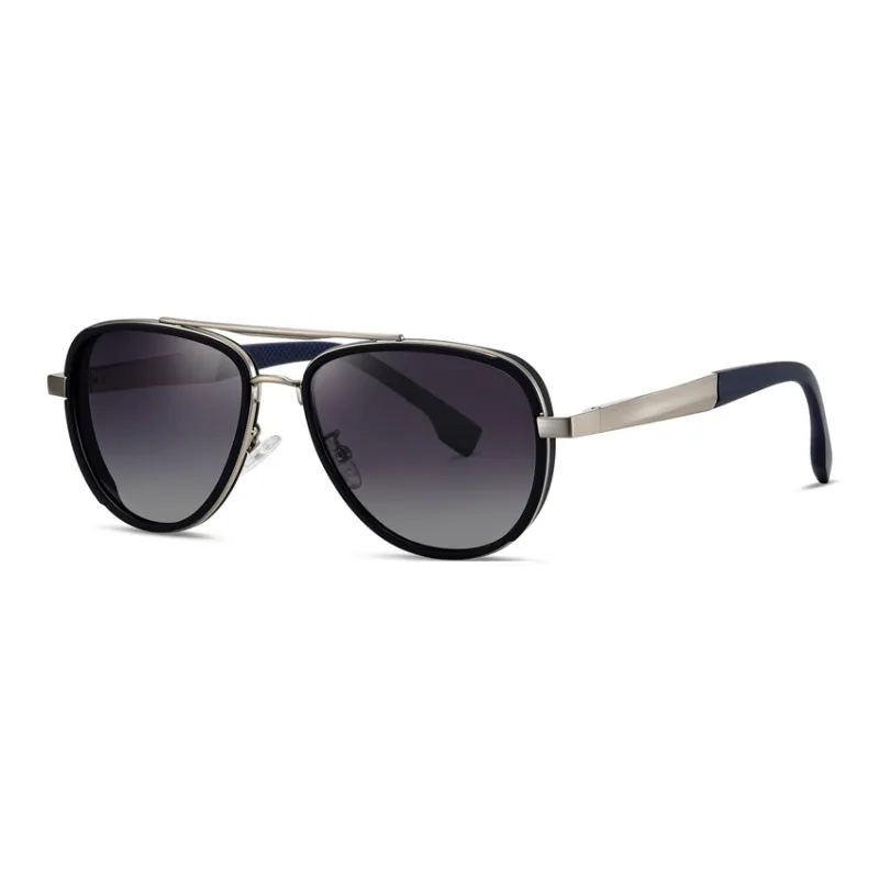 CYXUS TR/Memory Plastic Aviator Sunglasses Men's-3