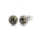 Copper Coin Stud Earrings (1 Pair)
