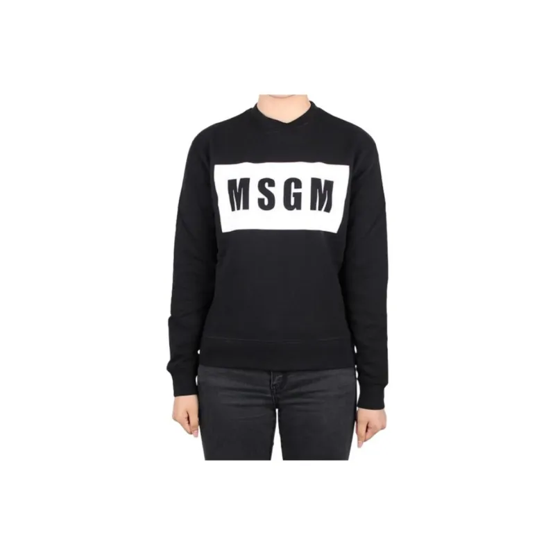 MSGM Sweatshirts Women's Black-0
