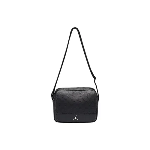 Jordan PU Messenger Bag, Shoulder Bag Mini Unisex Black