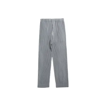 Homme Plissé Issey Miyake Casual Pants Men's Blue