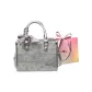 Silver-Shopping Bag