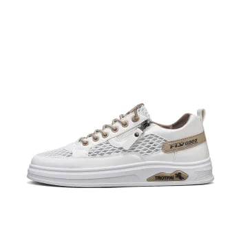 Sportful Skateboard Shoes Men Low Top White Khaki/White Green/Beige