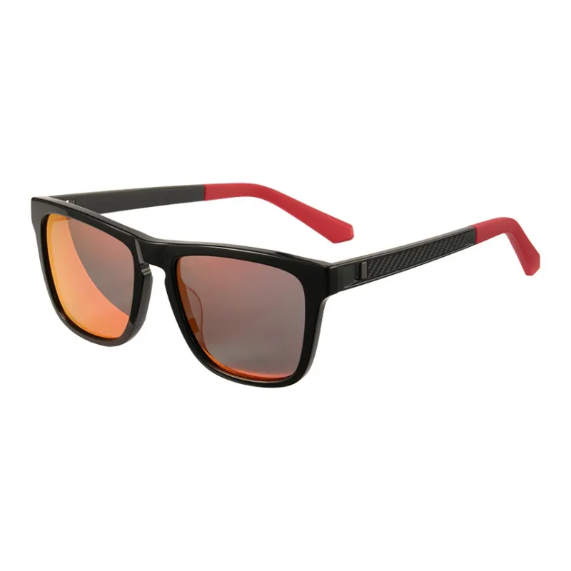 CYXUS TR/Memory Plastic Square Sunglasses Men's-6