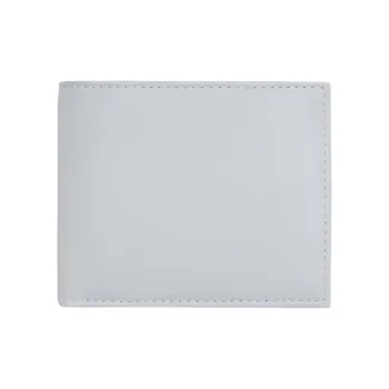 ZARA Polyurethane Wallet Men's Pearl Gray