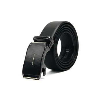 ALI THE FOX Zinc Alloy/Split Cow Leather Belts Unisex 3.5cm