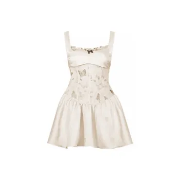 Mu Xiao Xin Slip Dresses Women's Champagne