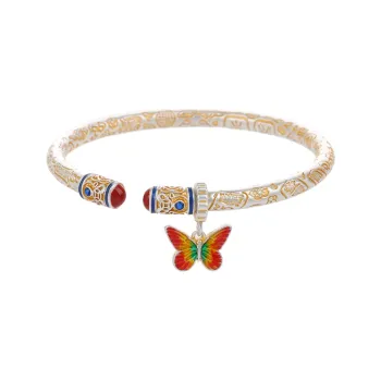 CHIC ZONE S999 Fine Silver Bangles Women's