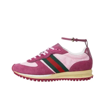 GUCCI RE MOTION Low Top Casual Shoes Women's Bright Pink
