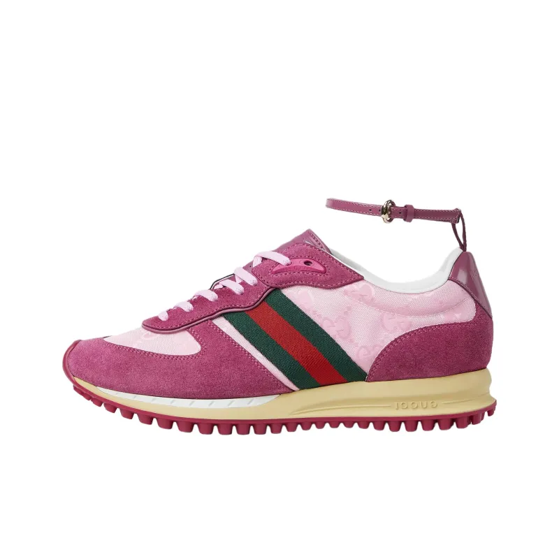 GUCCI RE MOTION Low Top Casual Shoes Women's Bright Pink-0