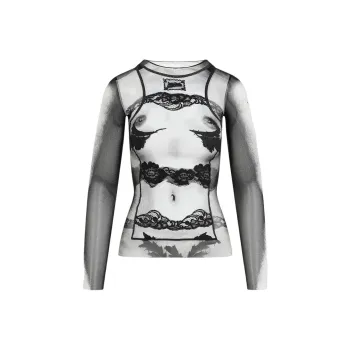 Jean Paul Gaultier T Shirt Women's Black