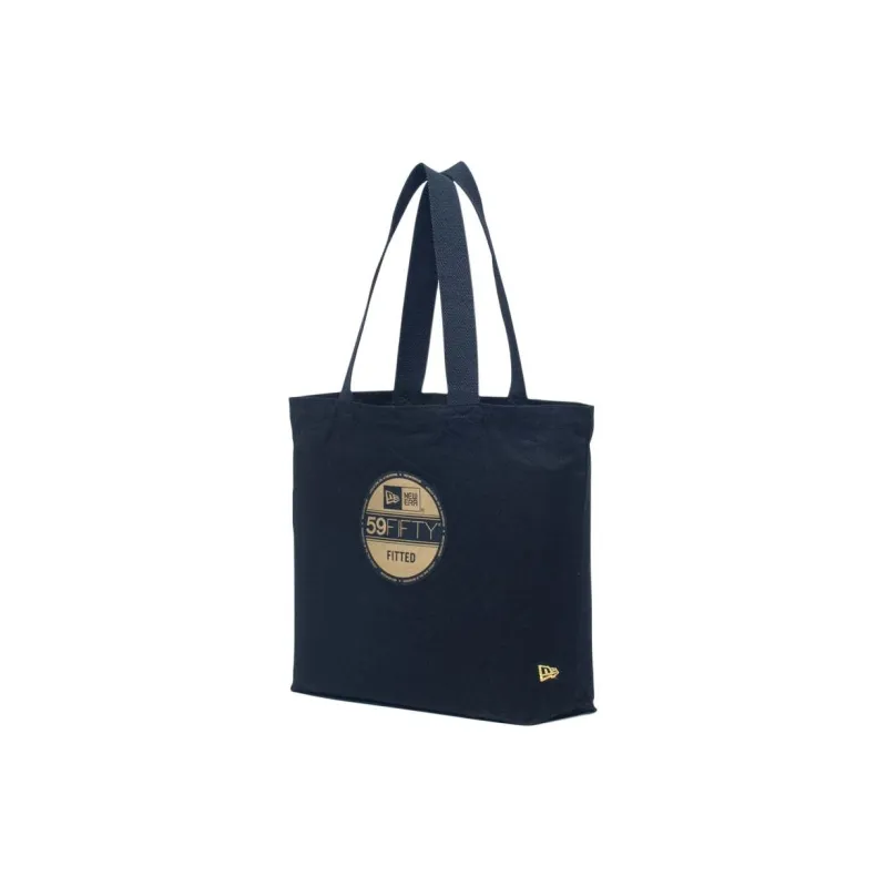 New Era 59FIFTY Series Cotton Tote Bag, Shopping Bag, Handbag Unisex Black-1