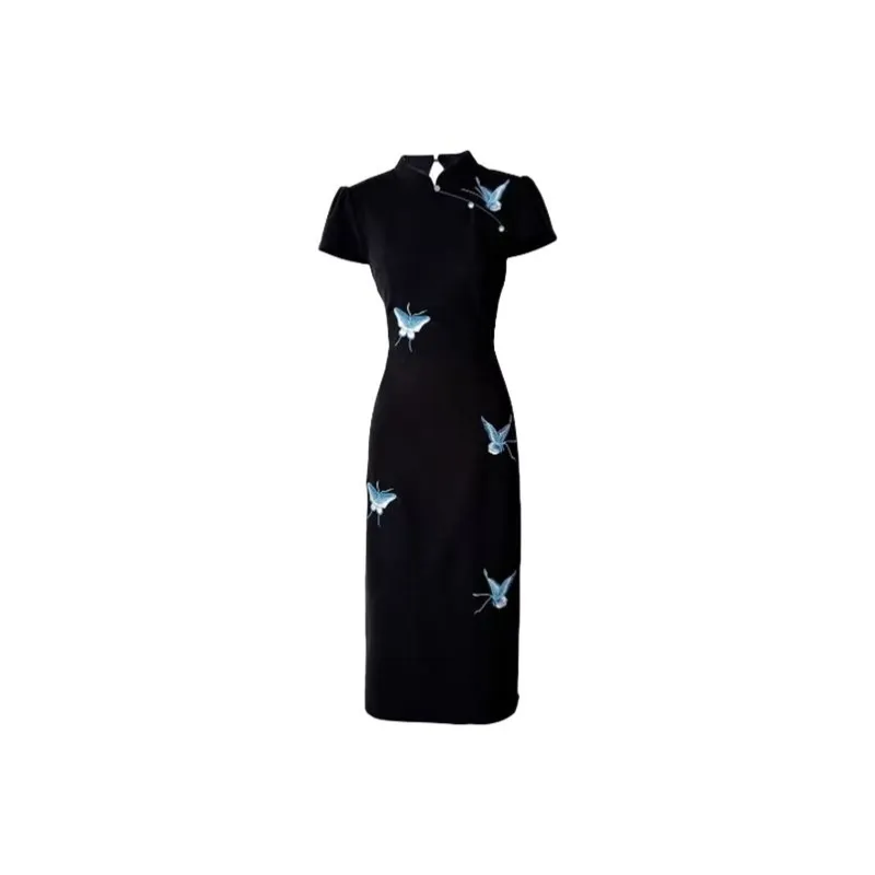 TIBINB Short Sleeved Dress Women's-0