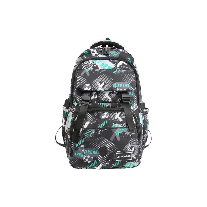 Yalu Nylon Backpack Unisex Multicolor-3