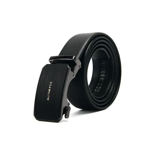 ALI THE FOX Zinc Alloy/Split Cow Leather Belts Unisex 3.5cm