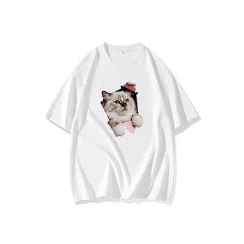 FAIRWHALE Drop Shoulder Sleeve T Shirt Women's