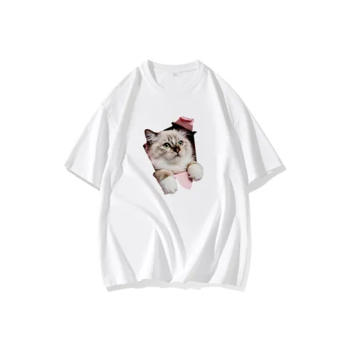 FAIRWHALE Drop Shoulder Sleeve T Shirt Women's