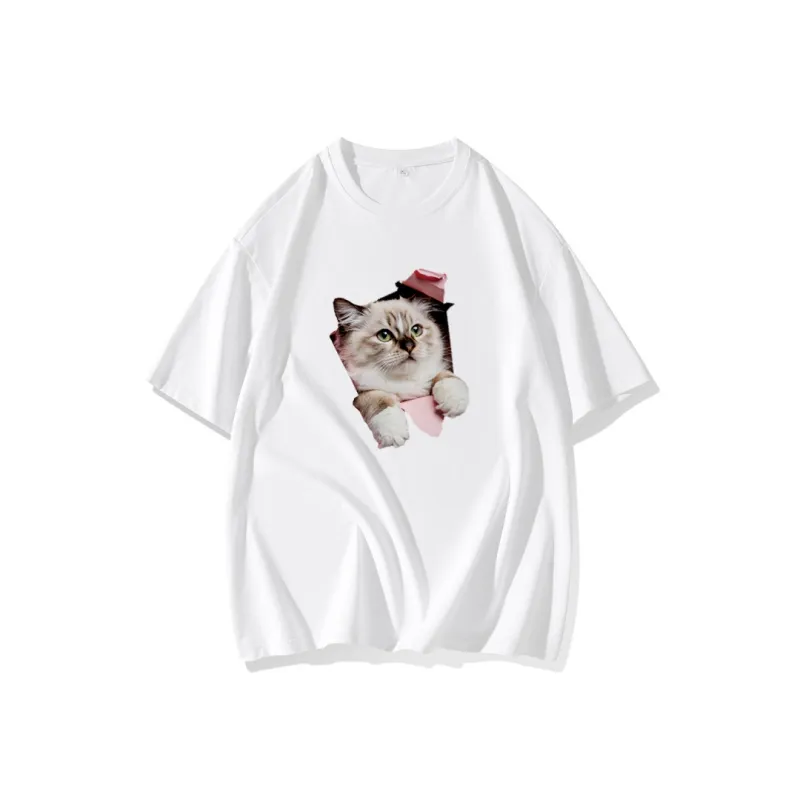 FAIRWHALE Drop Shoulder Sleeve T Shirt Women's-0