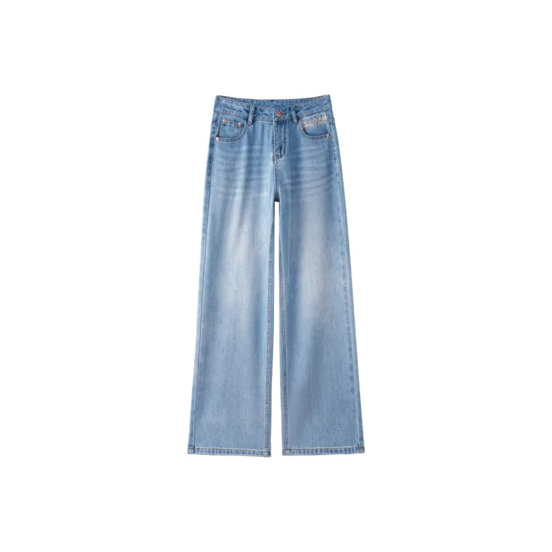 LUYOUYE Jeans Women's Blue-0