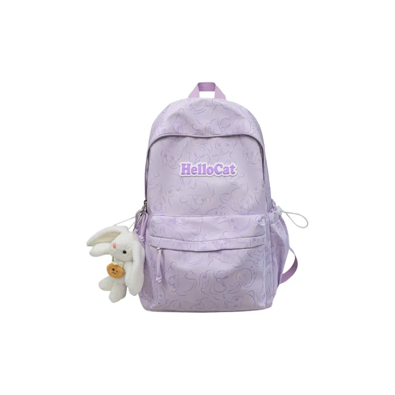 Moonshine Nylon Backpack Tubas Unisex Black/Pink/Purple/Blue/Green-9