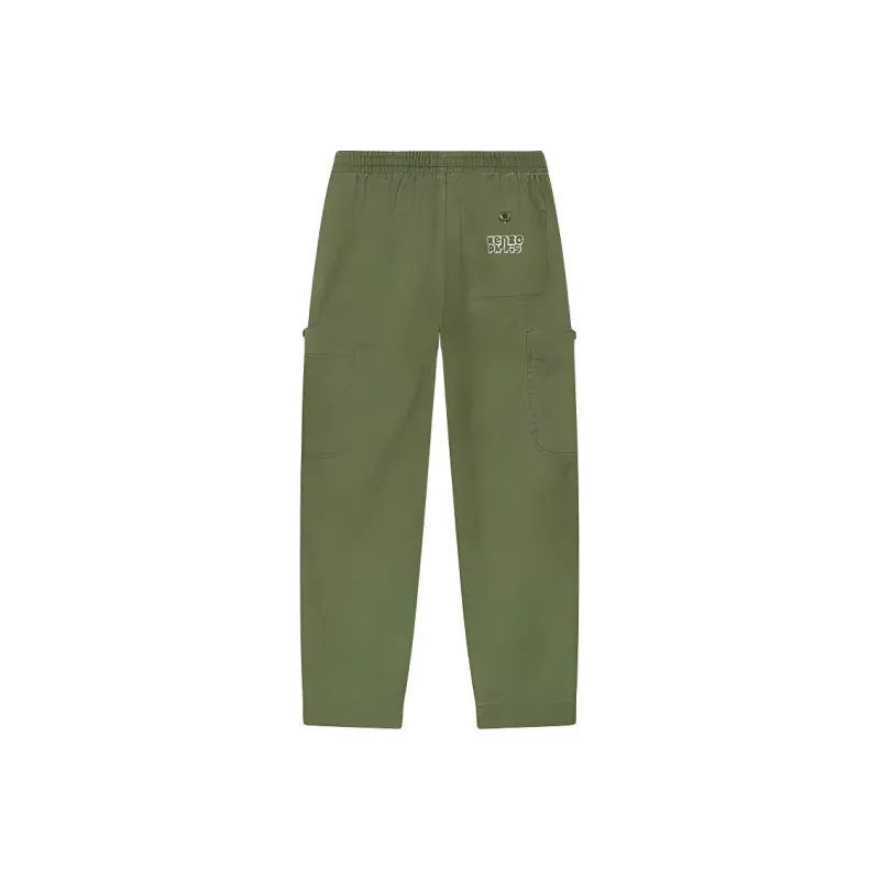 KENZO SS25 Casual Pants Men's Dark Khaki-1