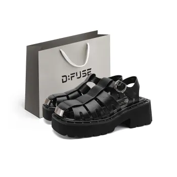 D FUSE SCANDINAVIA Roman Sandals Women's Black