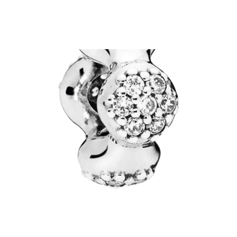 Pandora 925 Sterling Silver, Crystal, Cubic Zirconia Pendants Unisex Silver-2