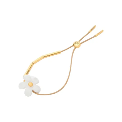 LOEWE Sterling Silver, Enamel, Cotton Bracelets Women's Gold