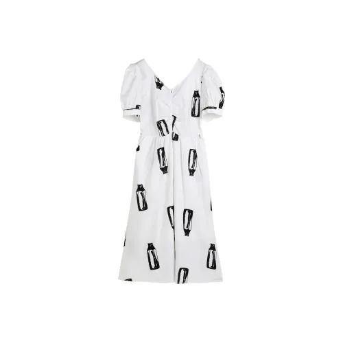 Hang Yi Court Short Sleeved Dress Women's