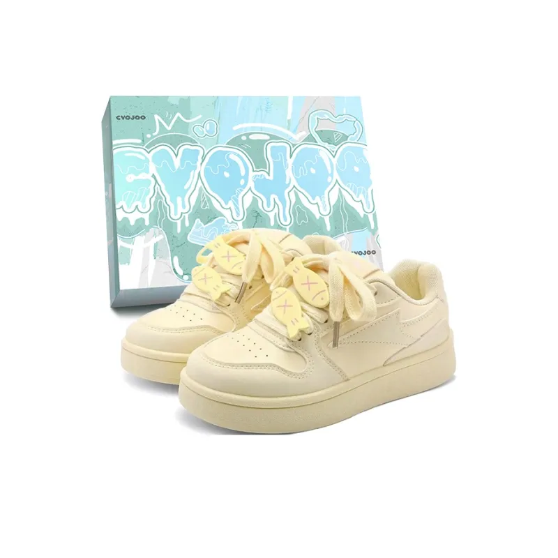 CVOJOO Anti Slip Wear Resistant Low Top Skateboard Shoes Women's-35
