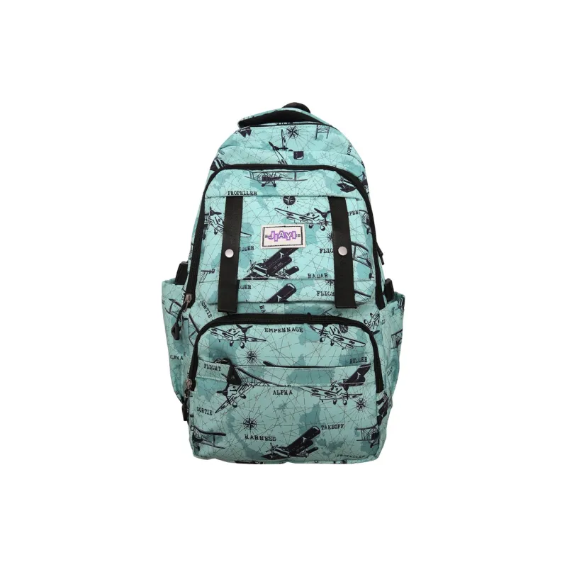 Yalu Nylon Backpack Unisex Multicolor-6