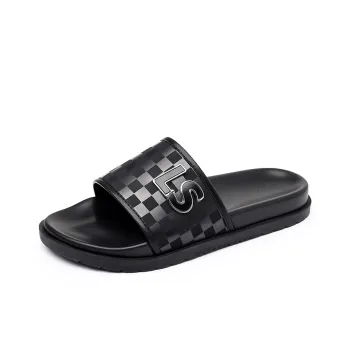 Eminu Cut Out Abrasion Resistant Slide Slippers Men's Black