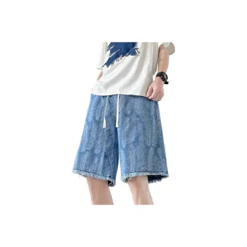 Caramella Denim Shorts Unisex Blue