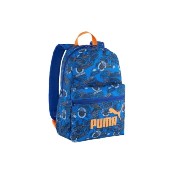 PUMA PhaseAOP Recycled Material Backpack Trumpets Kids' Bright Blue