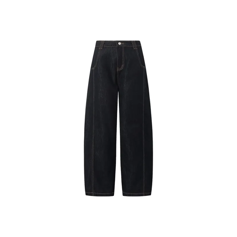 YINLEI Jeans Women's Black-0